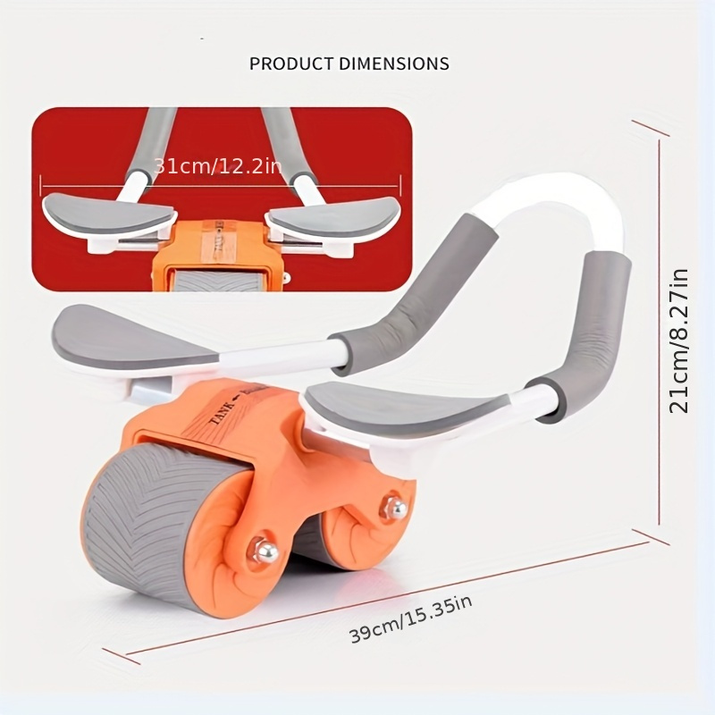 1pc Abs Roller, New Autoreboun - Ab Roller Wheel With Elbow Support ulasan dan harga