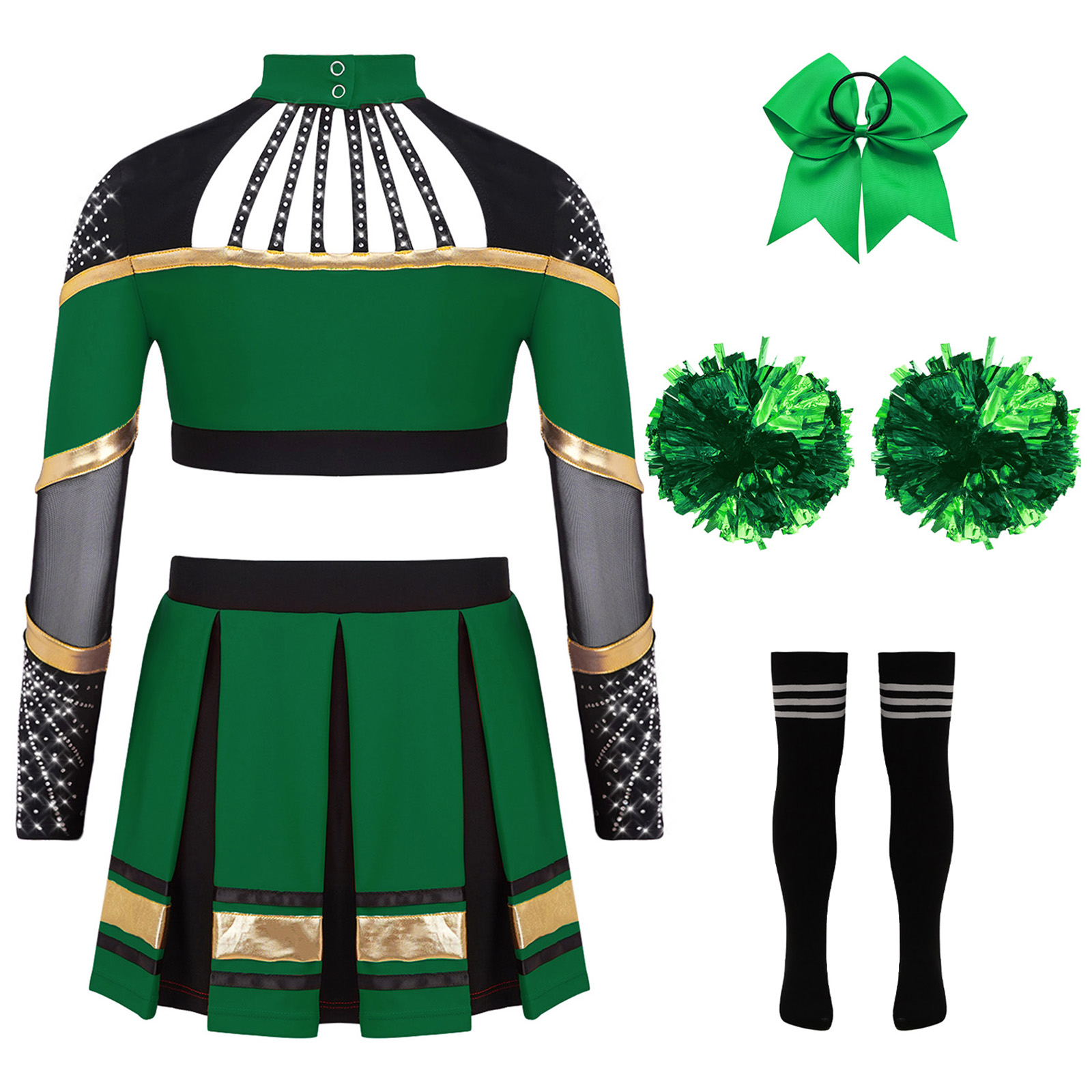 High School Cheerleader Costum - Team Sports ulasan dan harga